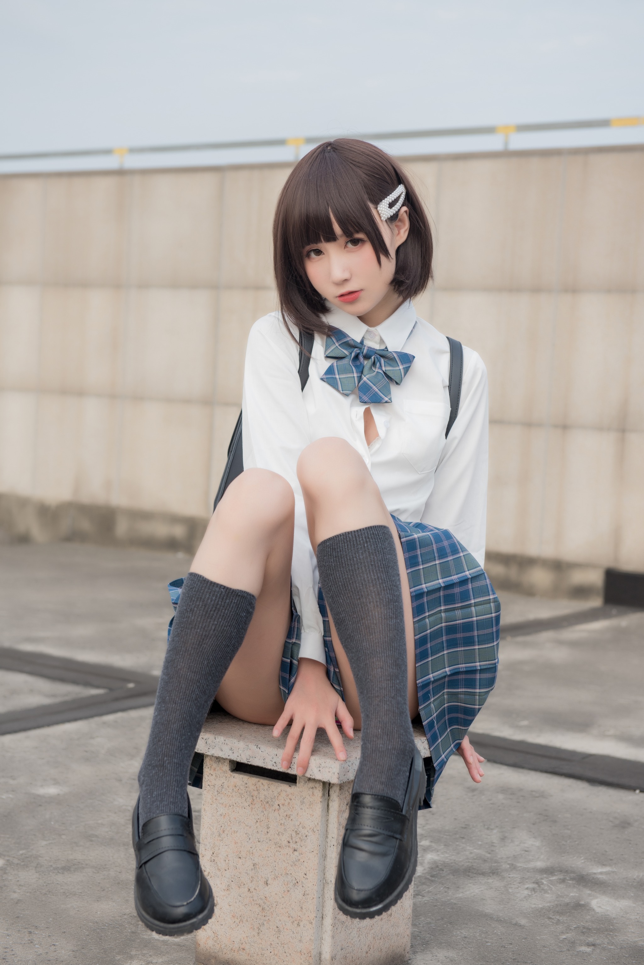 图片[1]-西园寺南歌 –  NO.001 少女裙底 [22P]-XikXak